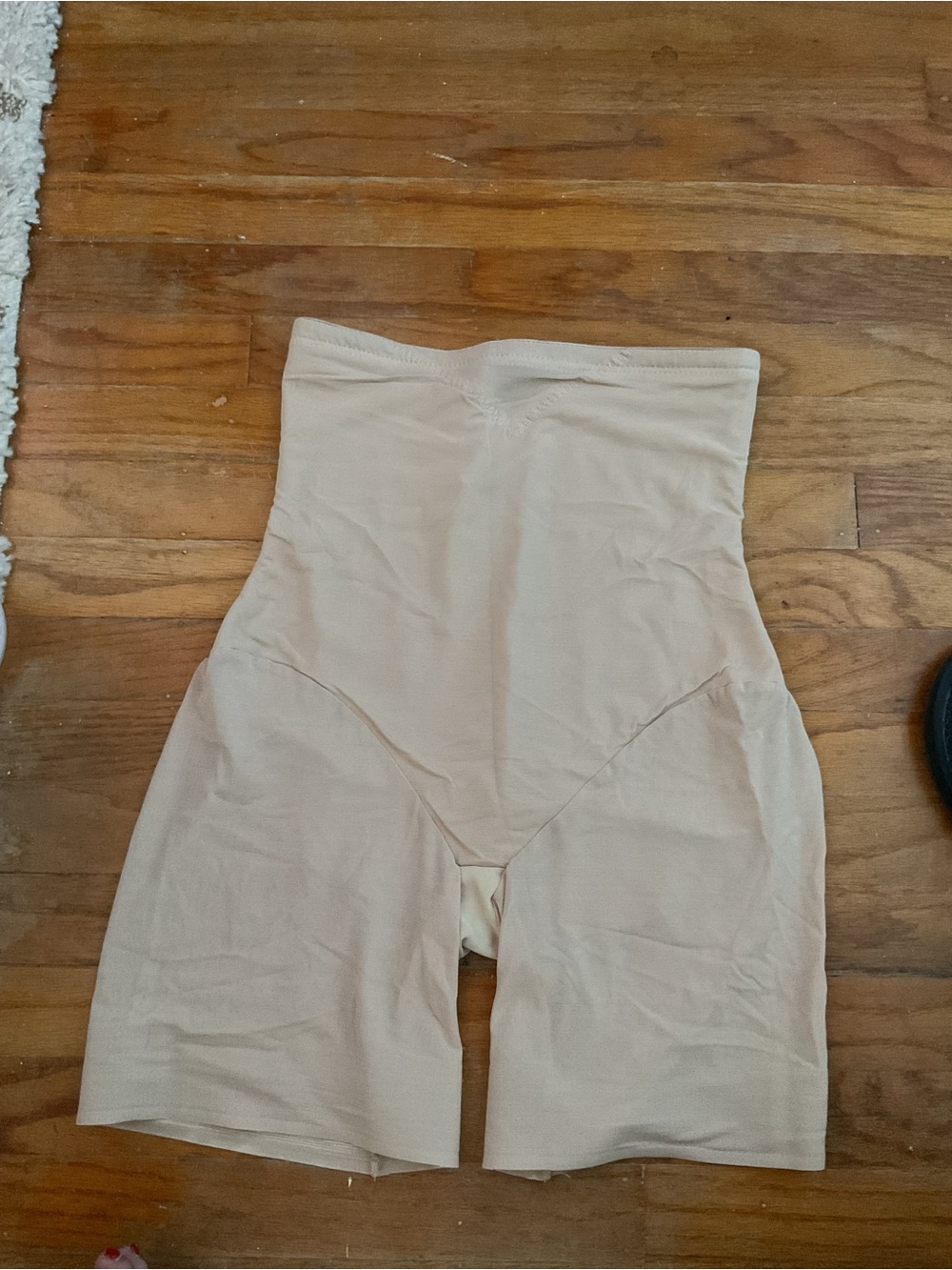 High-Waist Nude Shaping Shorts